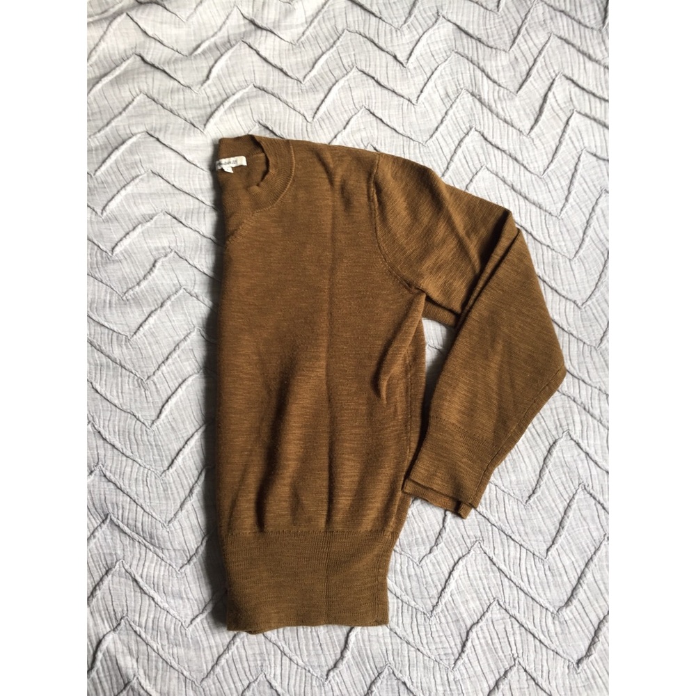 Madewell Rusty Brown Crew Neck  Sweater